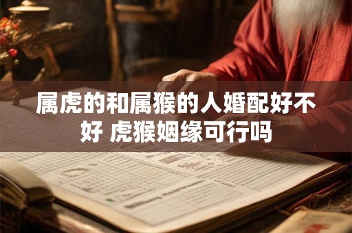 属虎的和属猴的人婚配好不好 虎猴姻缘可行吗
