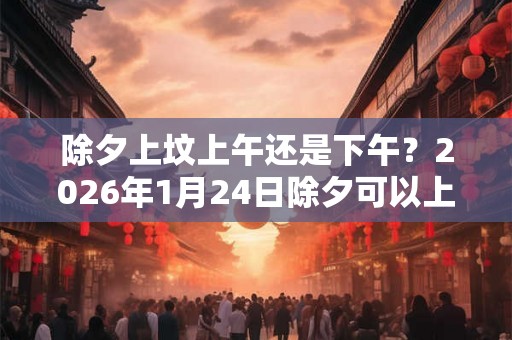 除夕上坟上午还是下午？2026年1月24日除夕可以上坟祭祖吗？