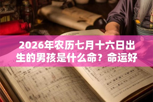 2026年农历七月十六日出生的男孩是什么命?命运好不好? 2026年农历七月十六日出生的男孩是什么命?命运好不好?