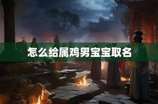 怎么给属鸡男宝宝取名
