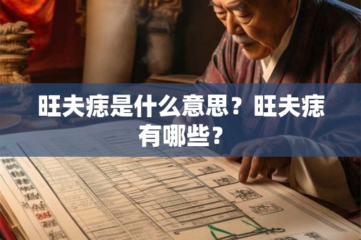 旺夫痣是什么意思？旺夫痣有哪些？