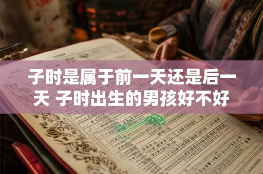 子时是属于前一天还是后一天 子时出生的男孩好不好 子时是属于前一天还是后一天 子时出生的男孩好不好