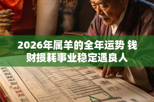 2026年属羊的全年运势 钱财损耗事业稳定遇良人