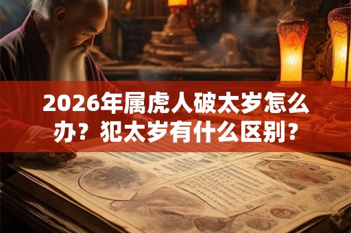 2026年属虎人破太岁怎么办？犯太岁有什么区别？
