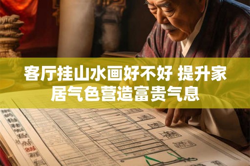 客厅挂山水画好不好 提升家居气色营造富贵气息