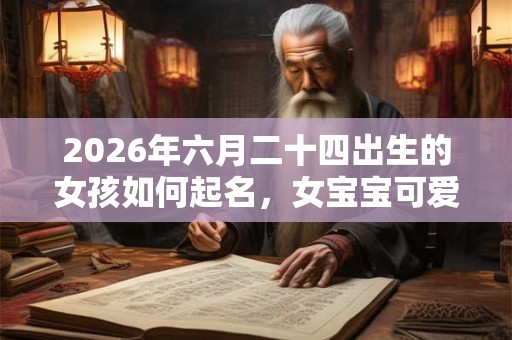 2026年六月二十四出生的女孩如何起名，女宝宝可爱好听的名字推荐