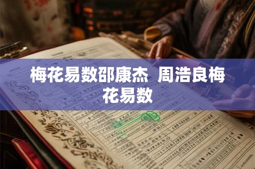 梅花易数邵康杰  周浩良梅花易数