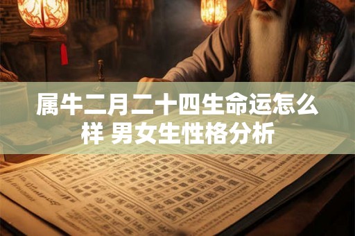 属牛二月二十四生命运怎么样 男女生性格分析 属牛二月二十四生命运怎么样 男女生性格分析