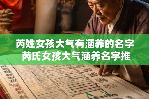 芮姓女孩大气有涵养的名字 芮氏女孩大气涵养名字推荐