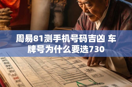 周易81测手机号码吉凶 车牌号为什么要选730 周易81测手机号码吉凶 车牌号为什么要选730