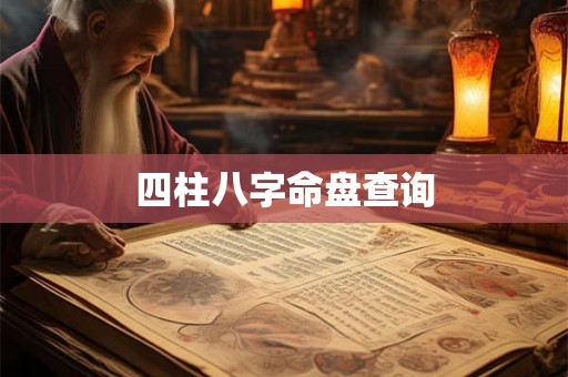 四柱八字命盘查询