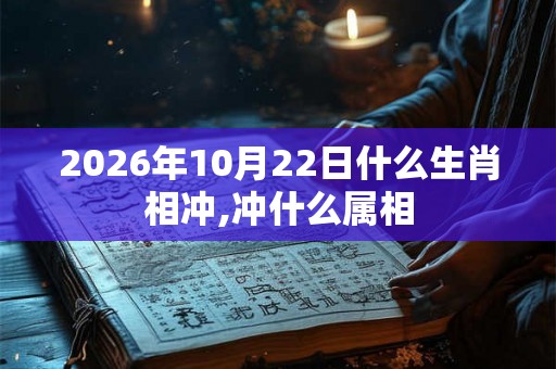 2026年10月22日什么生肖相冲,冲什么属相