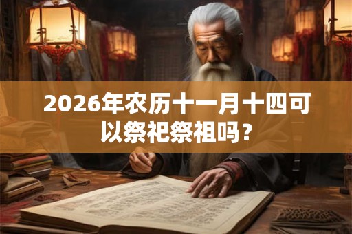 2026年农历十一月十四可以祭祀祭祖吗？
