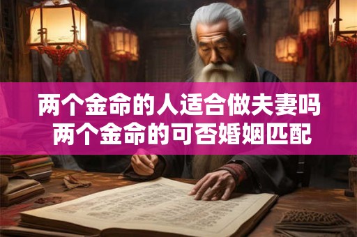 两个金命的人适合做夫妻吗 两个金命的可否婚姻匹配