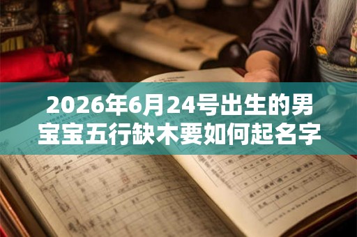 2026年6月24号出生的男宝宝五行缺木要如何起名字