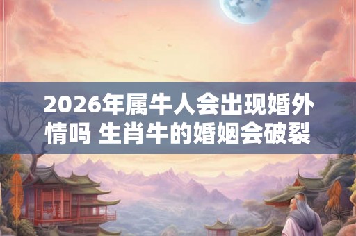 2026年属牛人会出现婚外情吗 生肖牛的婚姻会破裂吗