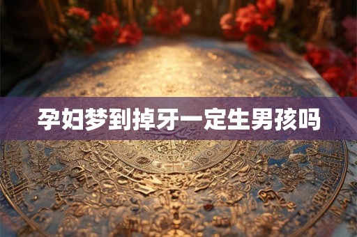 孕妇梦到掉牙一定生男孩吗