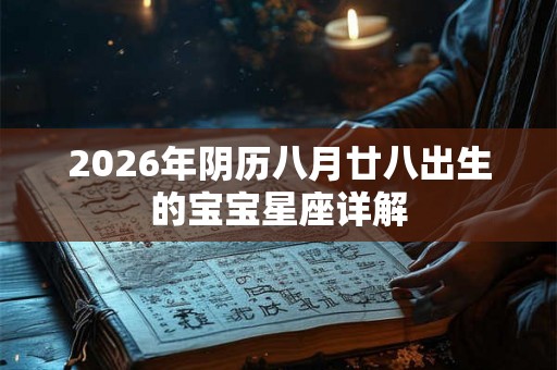 2026年阴历八月廿八出生的宝宝星座详解