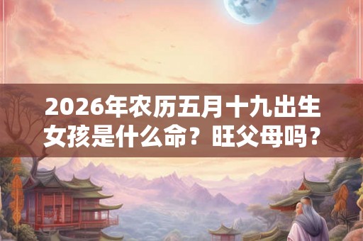 2026年农历五月十九出生女孩是什么命？旺父母吗？
