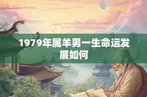 1979年属羊男一生命运发展如何