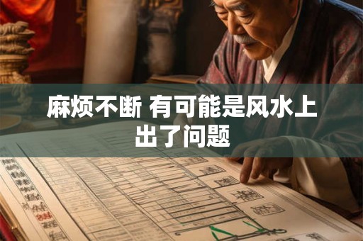 麻烦不断 有可能是风水上出了问题