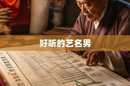 好听的艺名男