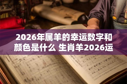 2026年属羊的幸运数字和颜色是什么 生肖羊2026运势好吗 2026年属羊的幸运数字和颜色是什么 生肖羊2026运势好吗