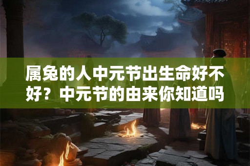 属兔的人中元节出生命好不好？中元节的由来你知道吗？