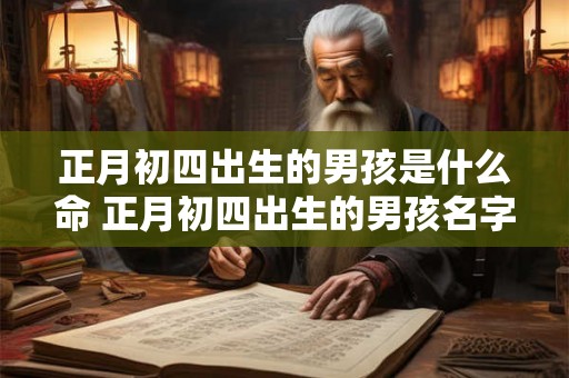 正月初四出生的男孩是什么命 正月初四出生的男孩名字