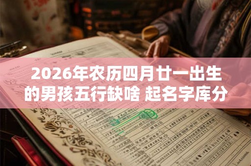 2026年农历四月廿一出生的男孩五行缺啥 起名字库分享 2026年农历四月廿一出生的男孩五行缺啥 起名字库分享