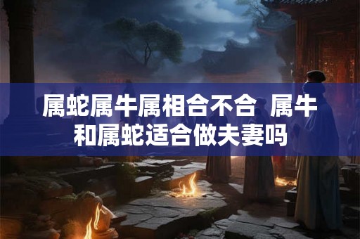 属蛇属牛属相合不合 属牛和属蛇适合做夫妻吗 属蛇属牛属相合不合 属牛和属蛇适合做夫妻吗