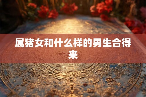 属猪女和什么样的男生合得来 属猪女和什么样的男生合得来