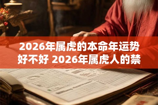 2026年属虎的本命年运势好不好 2026年属虎人的禁忌颜色 2026年属虎的本命年运势好不好 2026年属虎人的禁忌颜色