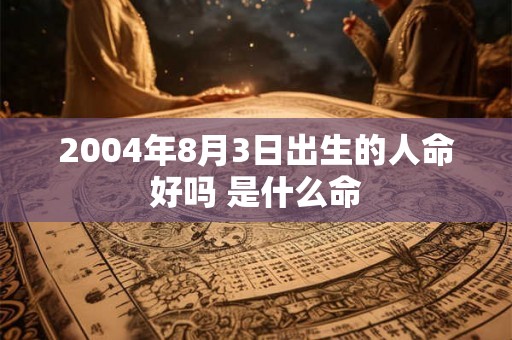 2004年8月3日出生的人命好吗 是什么命 2004年8月3日出生的人命好吗 是什么命