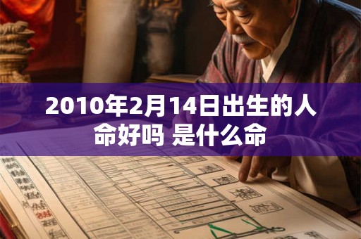 2010年2月14日出生的人命好吗 是什么命 2010年2月14日出生的人命好吗 是什么命