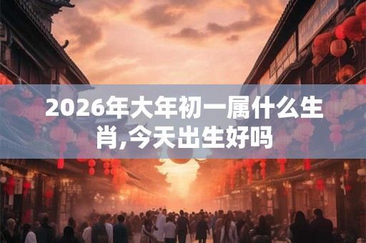 2026年大年初一属什么生肖,今天出生好吗