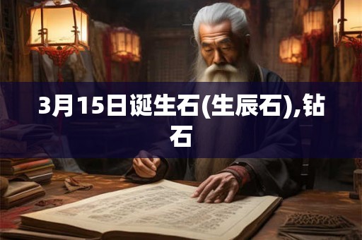 3月15日诞生石(生辰石),钻石