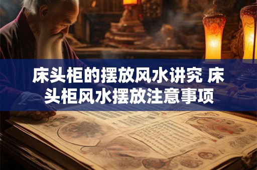 床头柜的摆放风水讲究 床头柜风水摆放注意事项