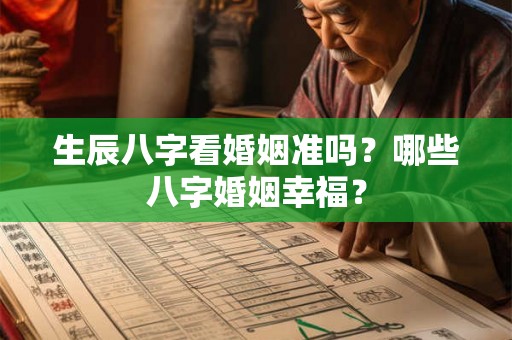 生辰八字看婚姻准吗？哪些八字婚姻幸福？
