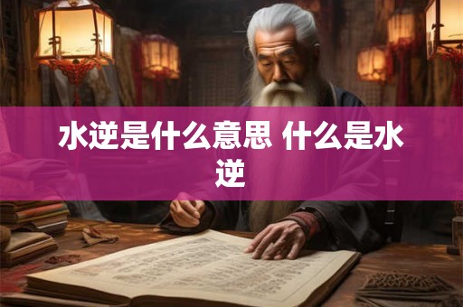 水逆是什么意思 什么是水逆