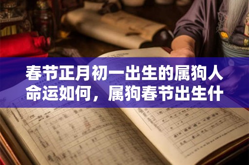 春节正月初一出生的属狗人命运如何，属狗春节出生什么命？