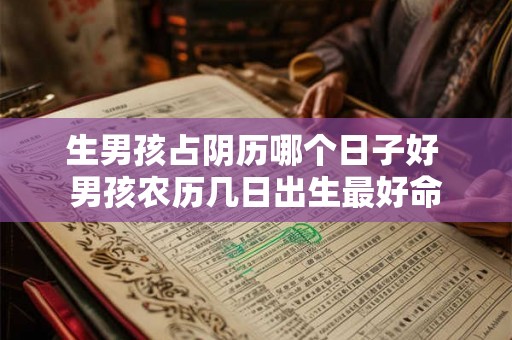 生男孩占阴历哪个日子好 男孩农历几日出生最好命