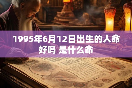 1995年6月12日出生的人命好吗 是什么命 1995年6月12日出生的人命好吗 是什么命
