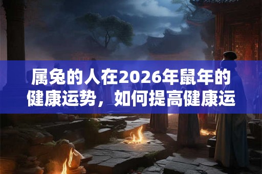 属兔的人在2026年鼠年的健康运势，如何提高健康运？