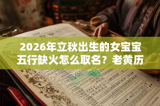 2026年立秋出生的女宝宝五行缺火怎么取名？老黄历宜忌是什么？