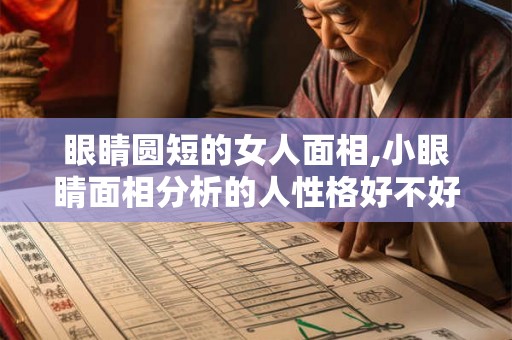 眼睛圆短的女人面相,小眼睛面相分析的人性格好不好
