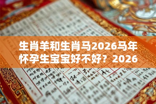 生肖羊和生肖马2026马年怀孕生宝宝好不好？2026年出生宝宝是什么命？