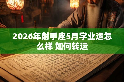 2026年射手座5月学业运怎么样 如何转运 2026年射手座5月学业运怎么样 如何转运