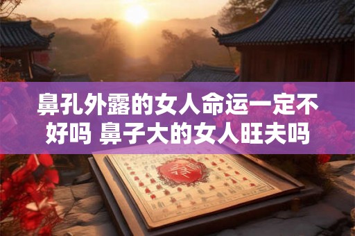 鼻孔外露的女人命运一定不好吗 鼻子大的女人旺夫吗