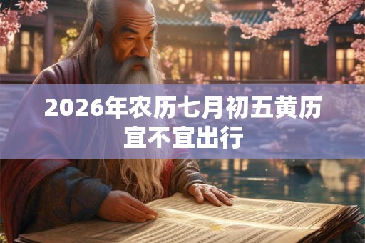 2026年农历七月初五黄历宜不宜出行